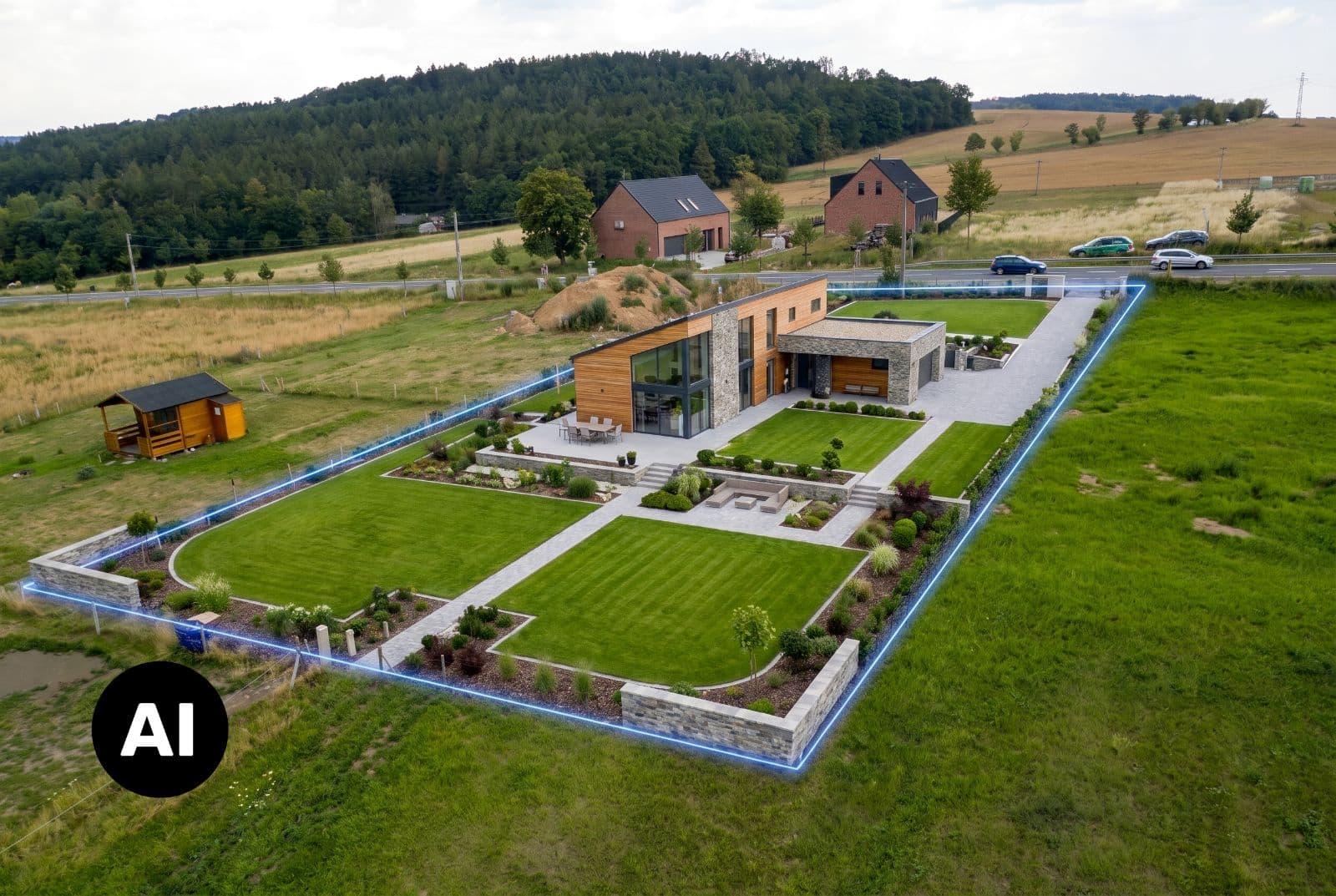 Prodej stavebního pozemku 1444 m² Chyňava